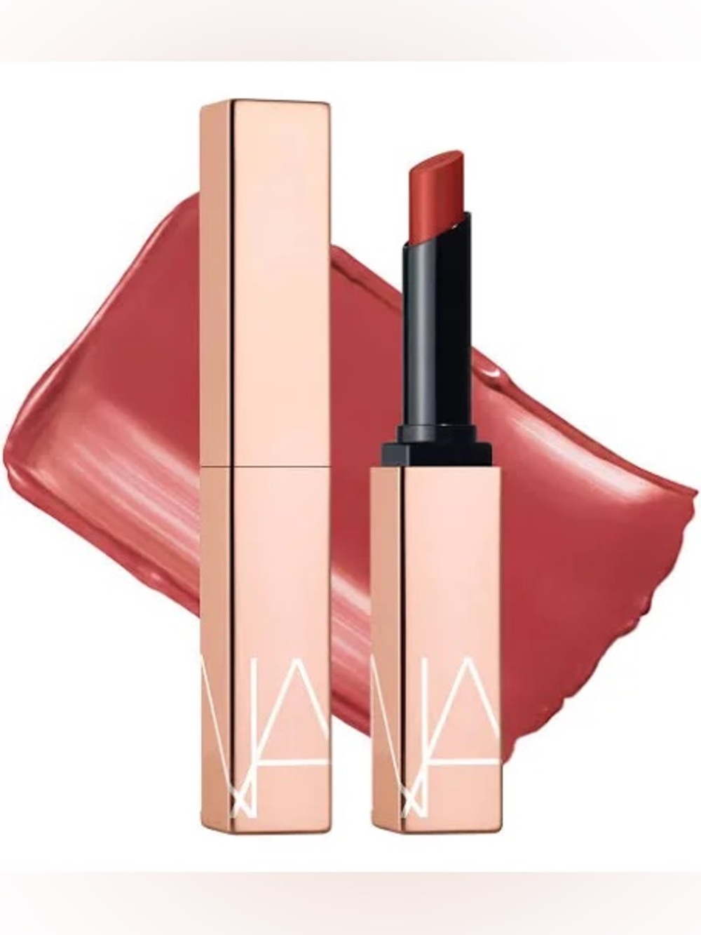 NARS • Afterglow Sensual Shine Idolized Lipstick #223 • Brick Red